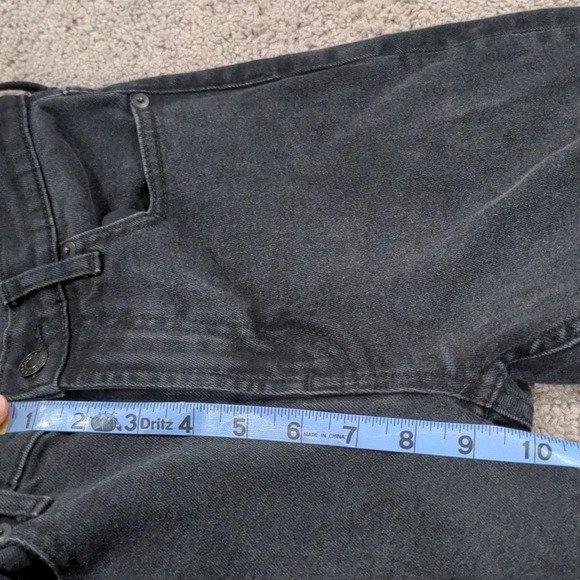 Everlane Black Washed Mid Rise Skinny Ankle Jeans Size 28 Tall - Picture 11 of 13